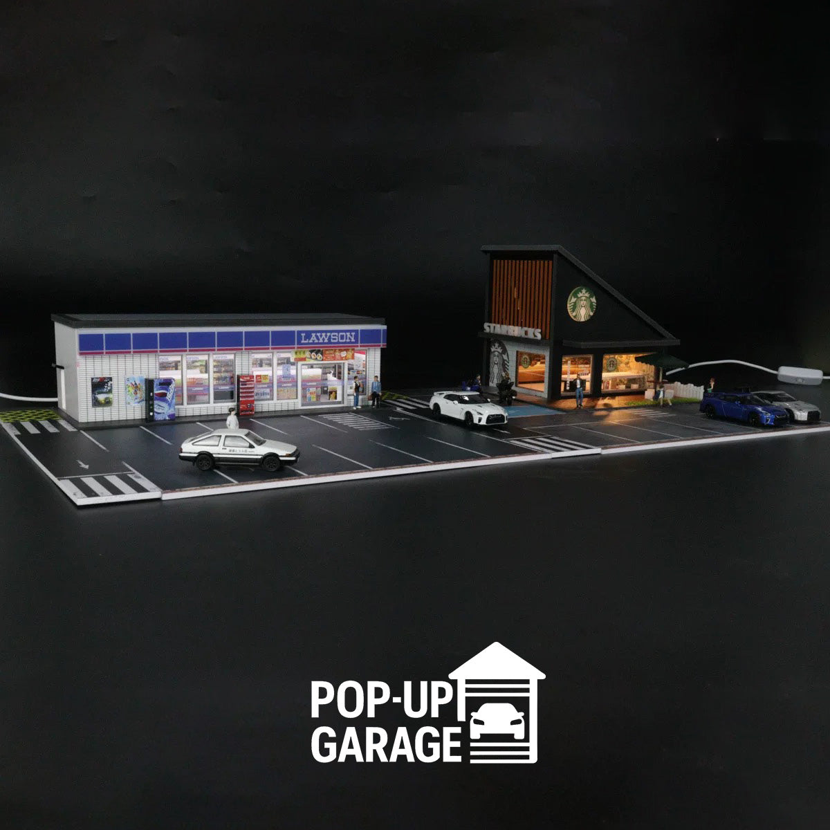 Starbucks Detailed Street Scene