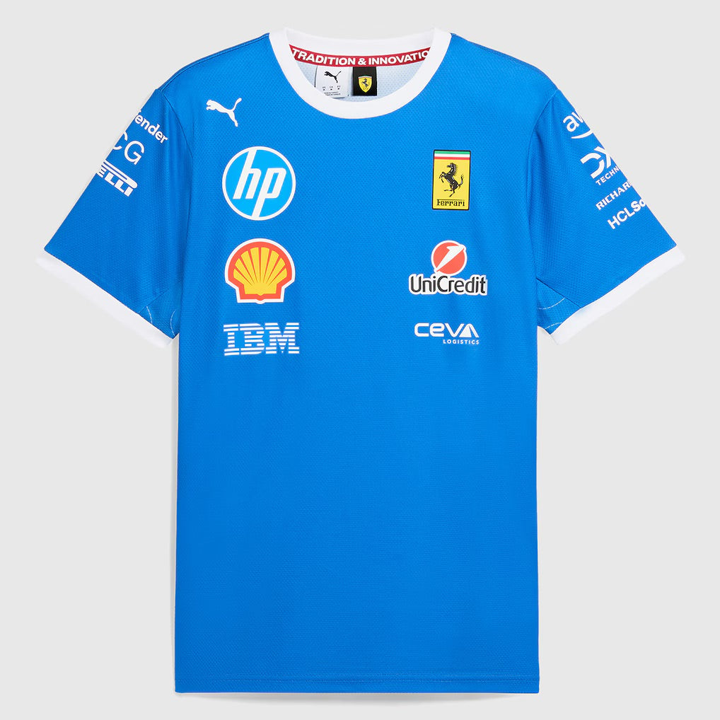 Scuderia Ferrari Drivers T-Shirt 2025 - Monza Special Edition