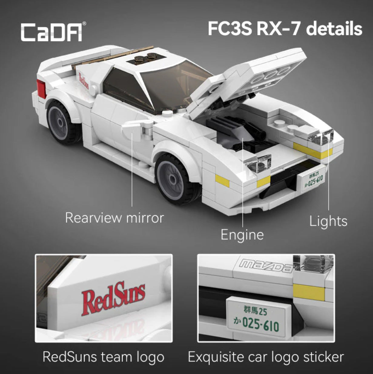 CaDA Mazda RX-7 FC3S Mini