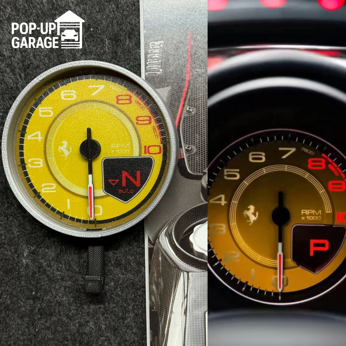 Ferrari 488 Pista Tachometer