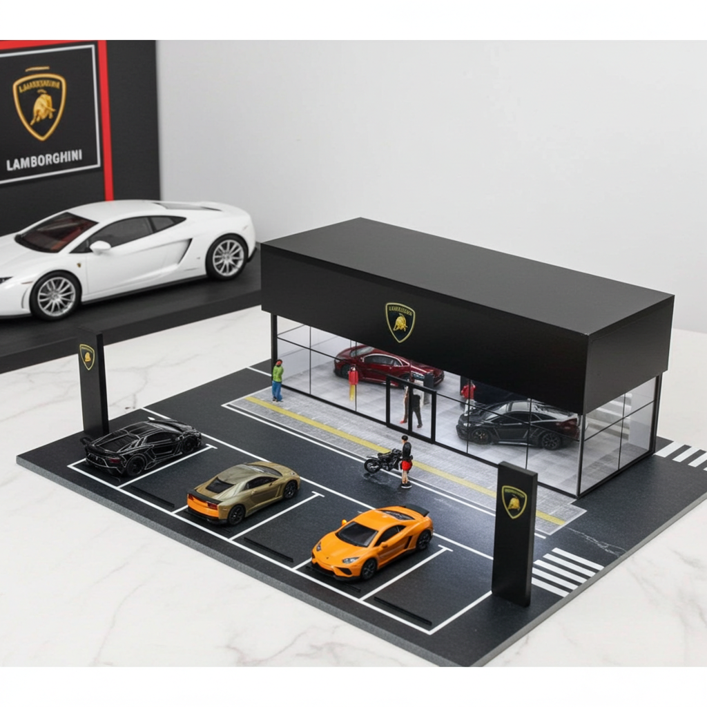 Salle d'exposition Lamborghini