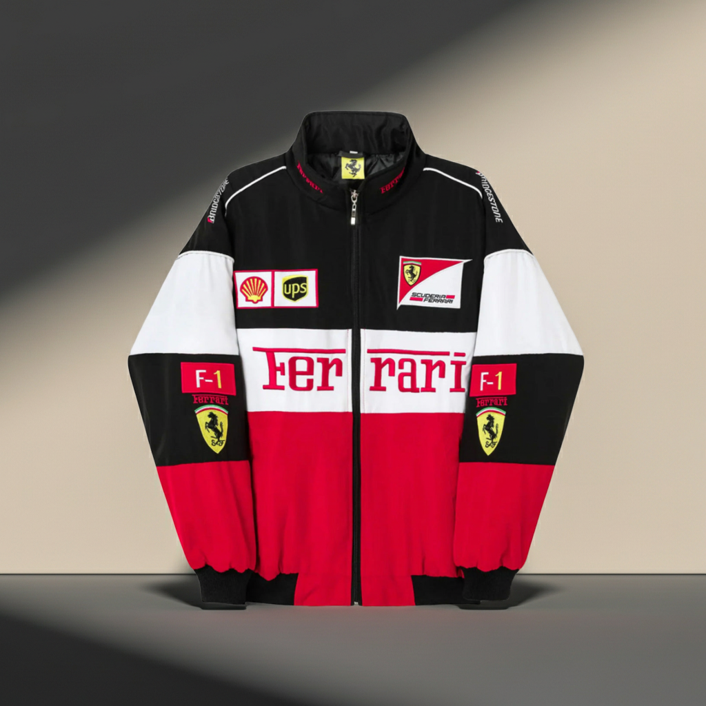 Ferrari F1 Jacket | Motorsport-Inspired Streetwear | Pop-Up Garage