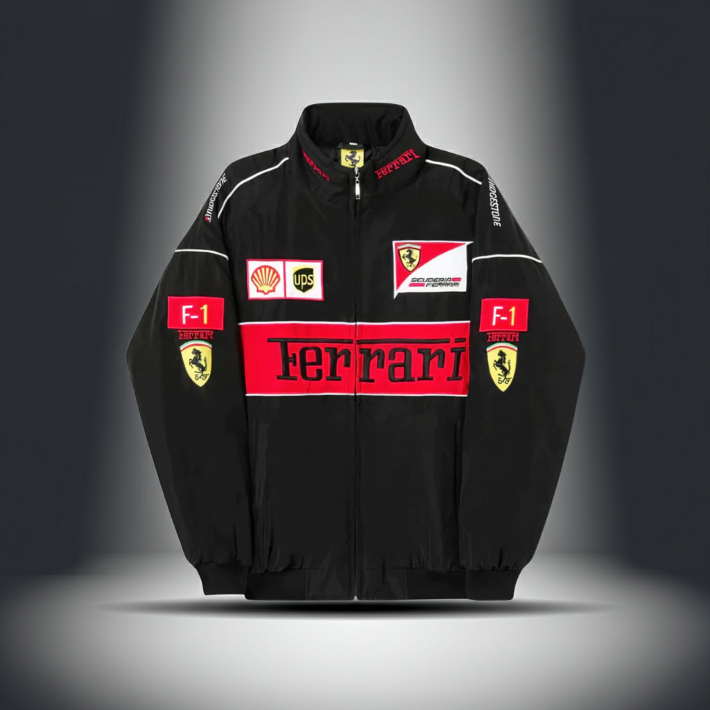 Ferrari F1 Jacket | Motorsport-Inspired Streetwear | Pop-Up Garage