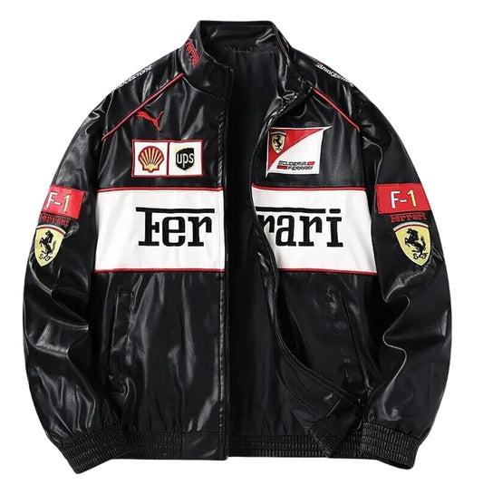 Ferrari F1 Leather Jacket