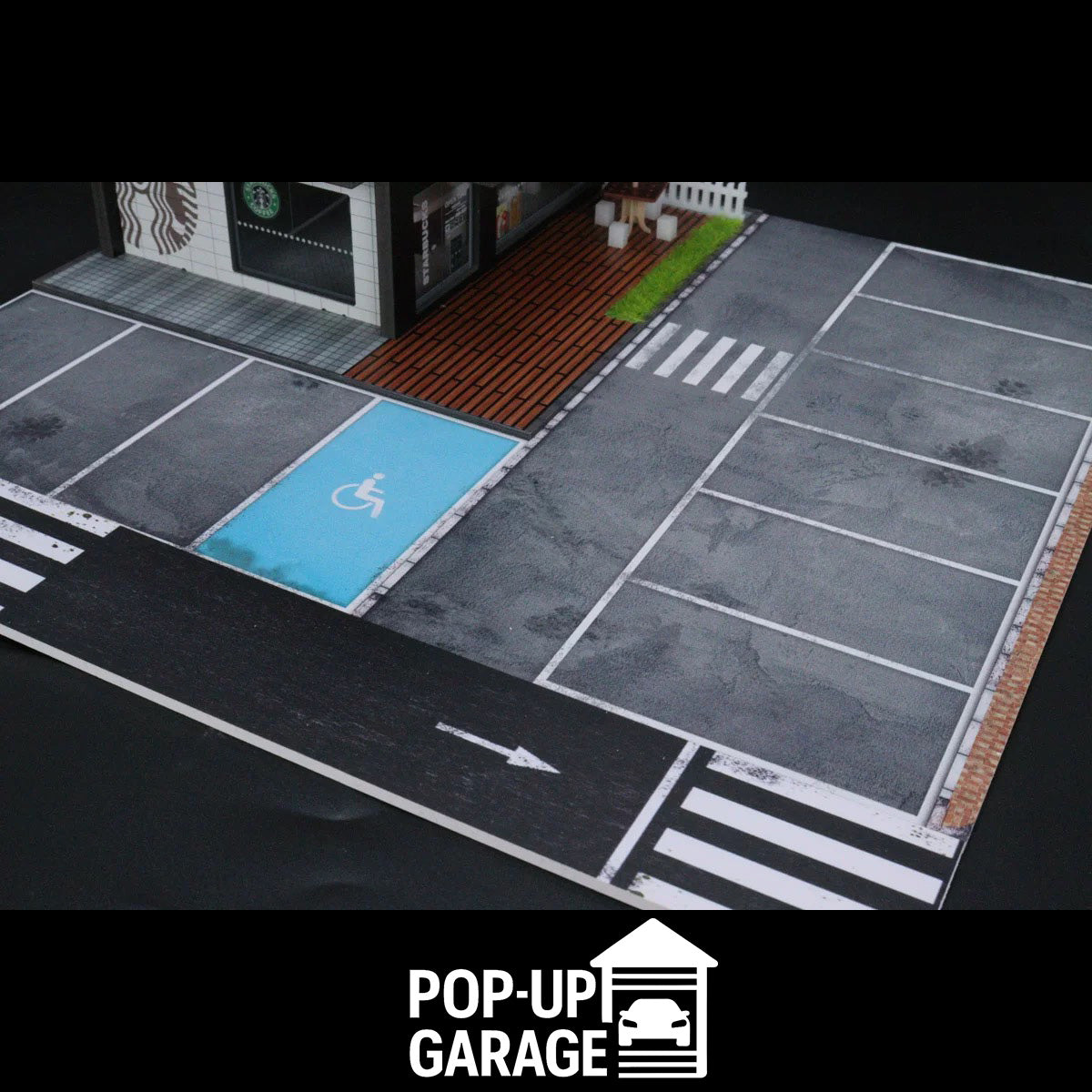 Starbucks Detailed Street Scene