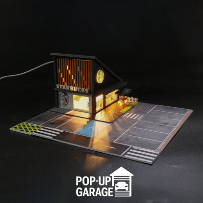 Starbucks Detailed Street Scene