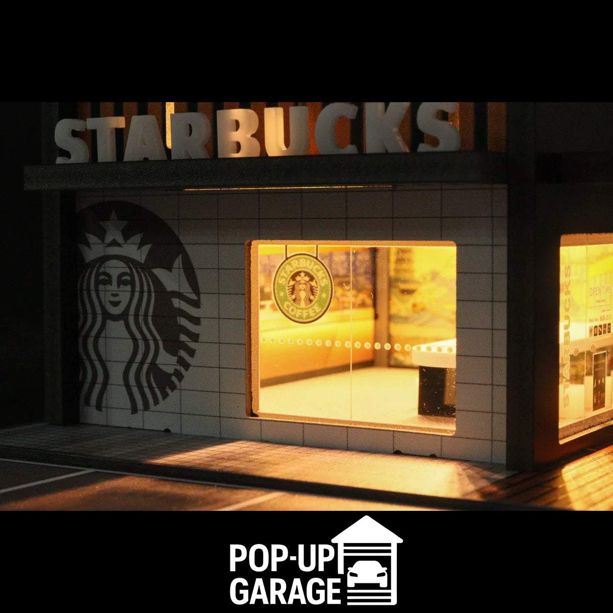Starbucks Detailed Street Scene
