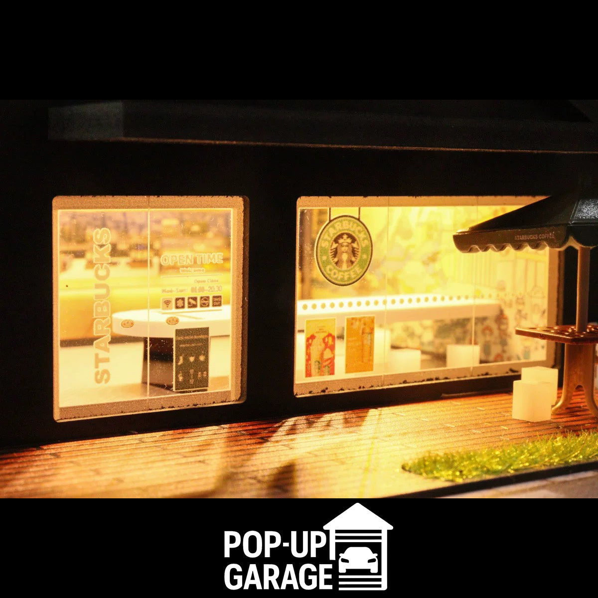 Starbucks Detailed Street Scene