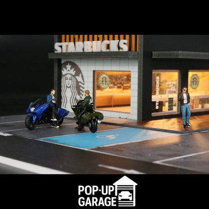 Starbucks Detailed Street Scene