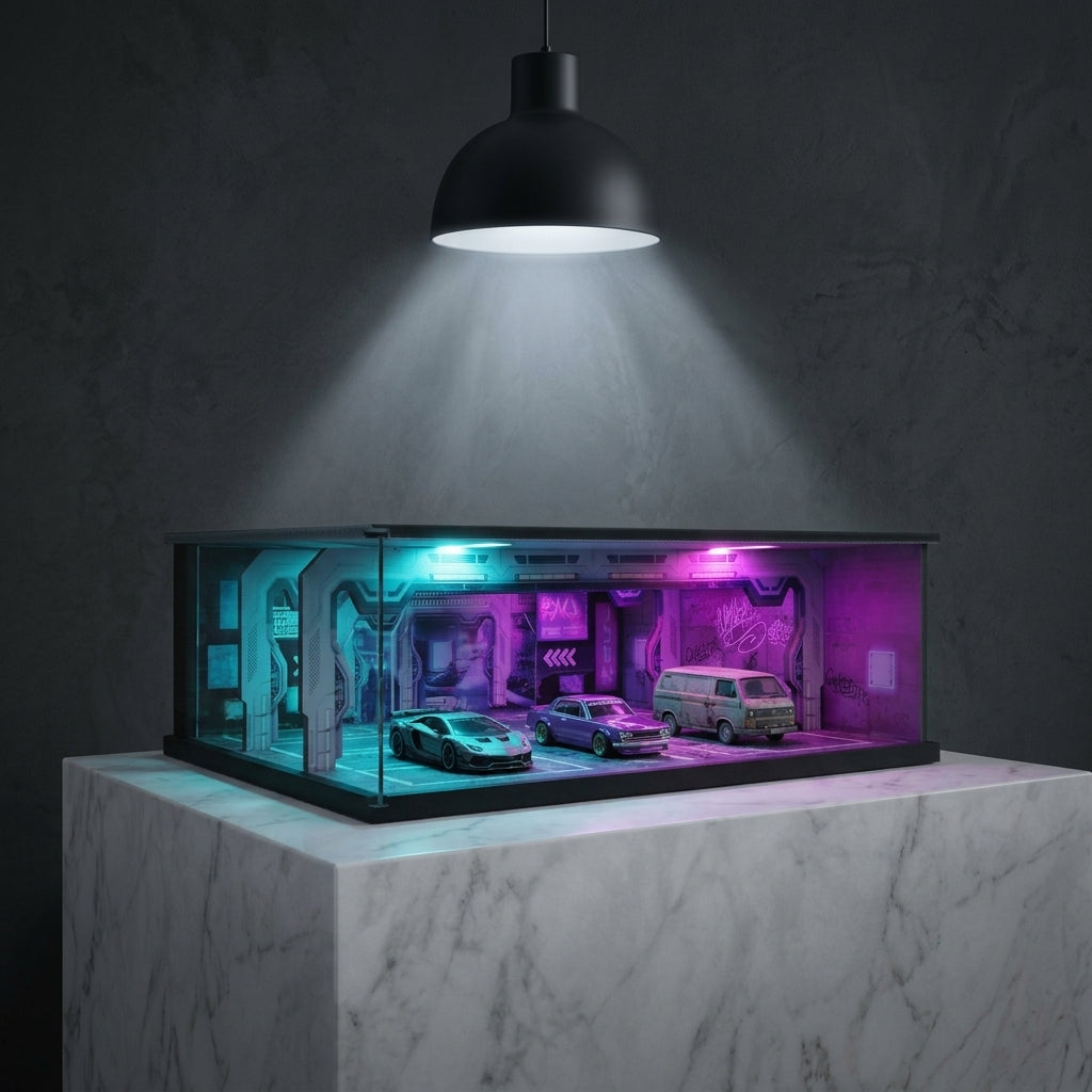 Cyberpunk Underground Garage