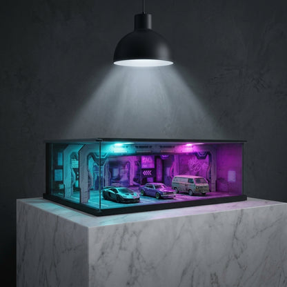 Cyberpunk Underground Garage