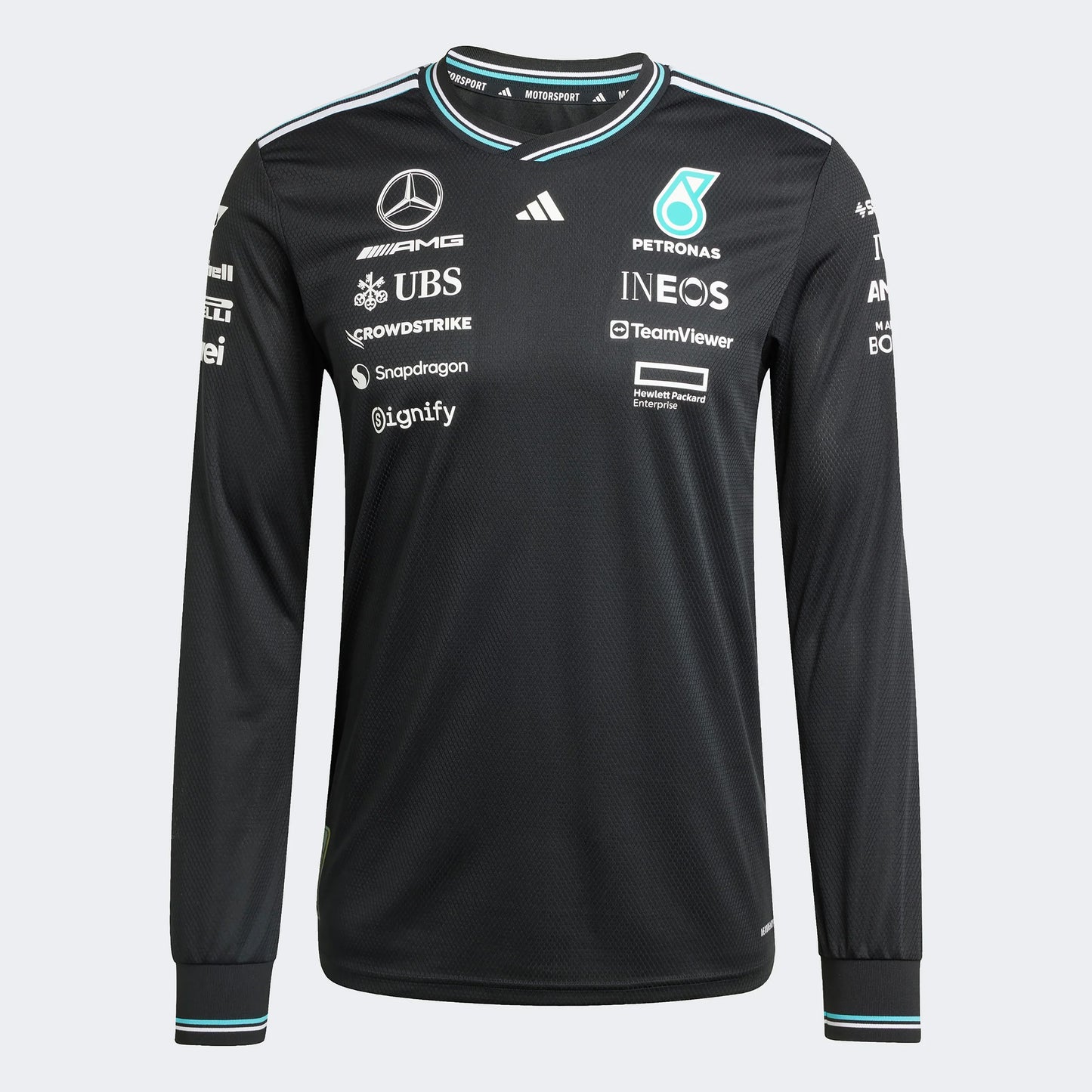 Mercedes AMG Petronas Drivers Long Sleeve 2025 [Black]