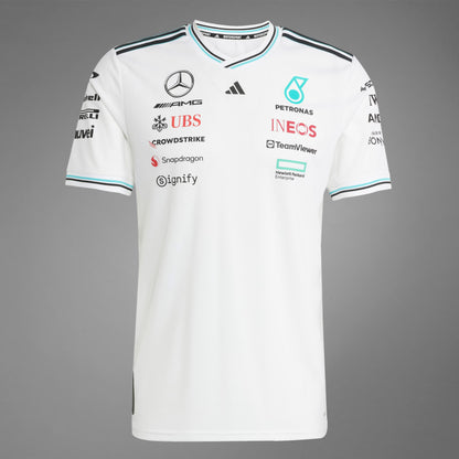Mercedes AMG Petronas Drivers T-Shirt 2025 [White]