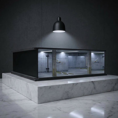 Underground Concrete Parking Garage