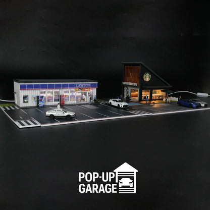 Starbucks Detailed Street Scene