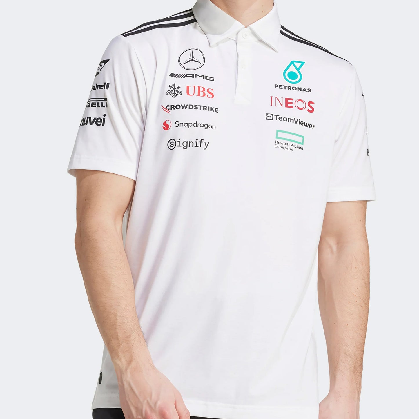 Mercedes AMG Petronas Team Polo 2025 [White]
