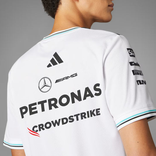 Mercedes AMG Petronas Drivers T-Shirt 2025 [White]