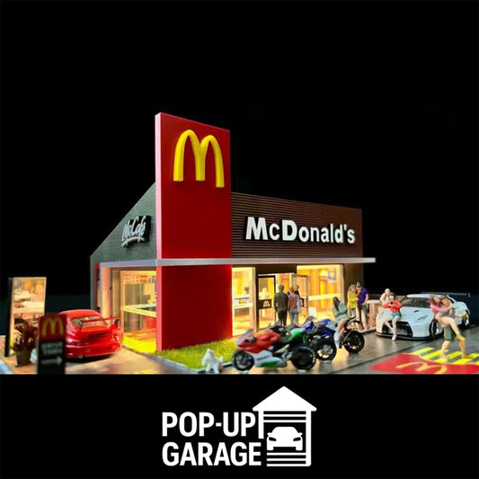 McDonalds Detailed Street Scene