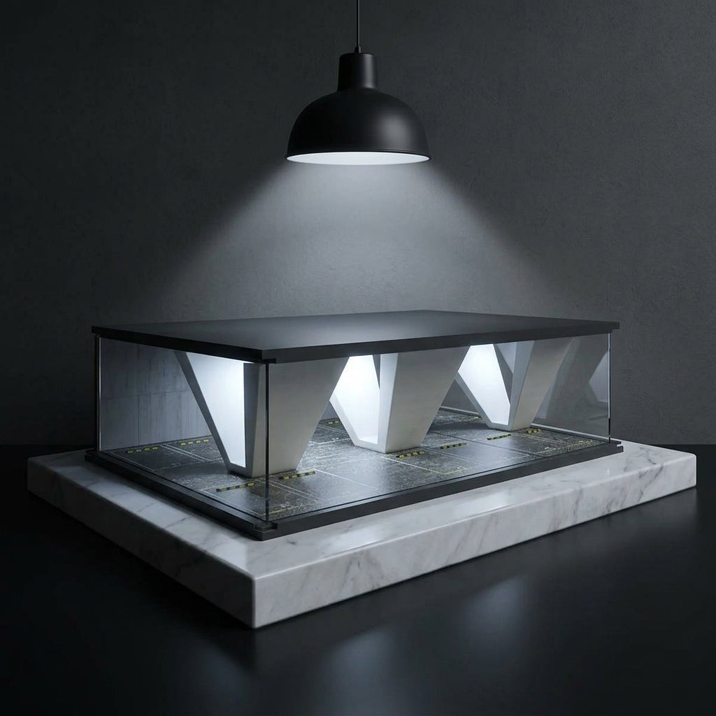 Modernist Display Underground Garage