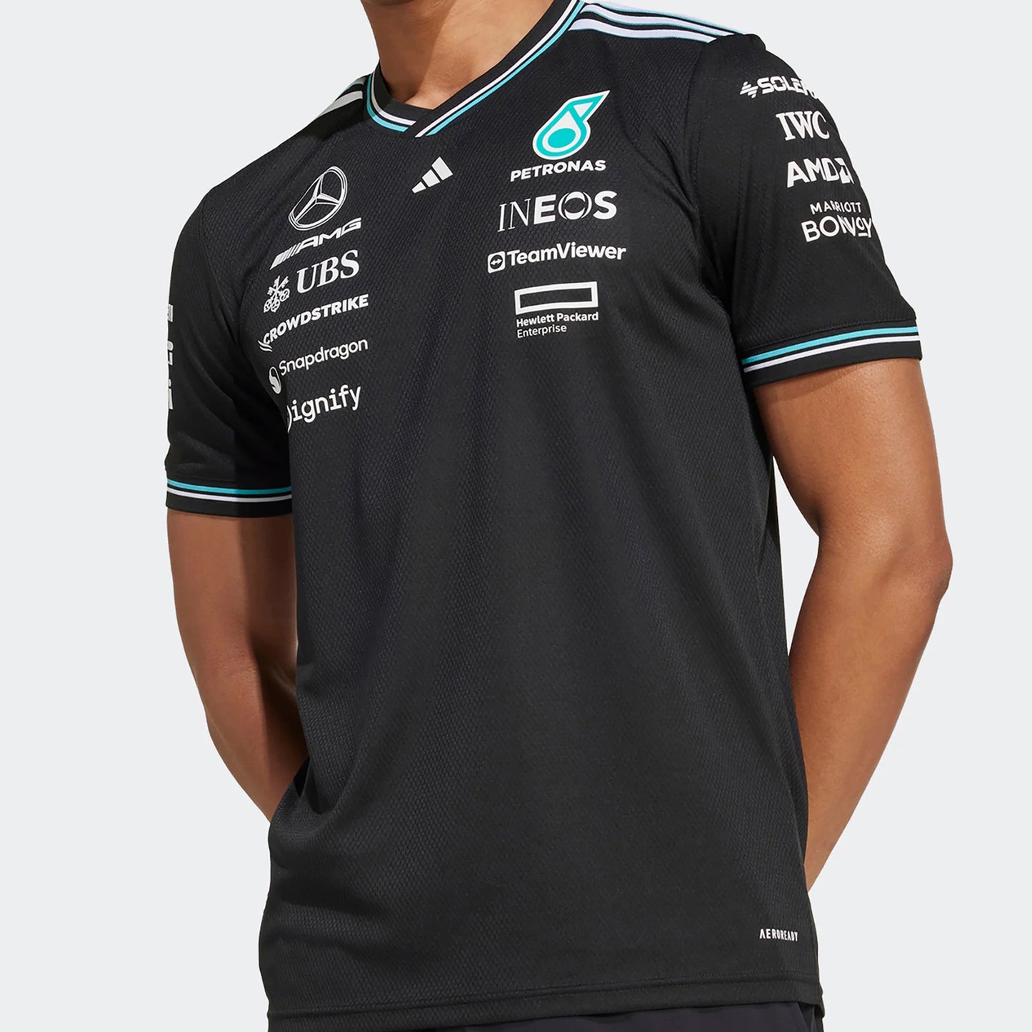 Mercedes AMG Petronas Drivers T-Shirt 2025 [Black]