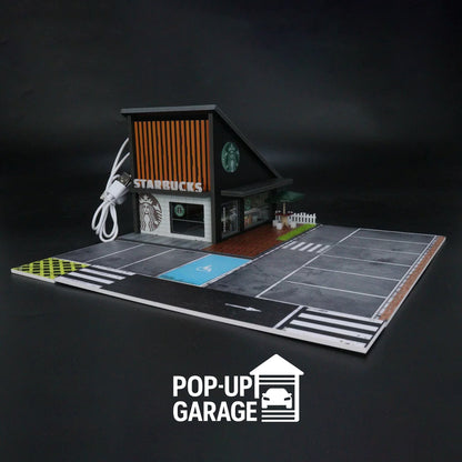 Starbucks Detailed Street Scene