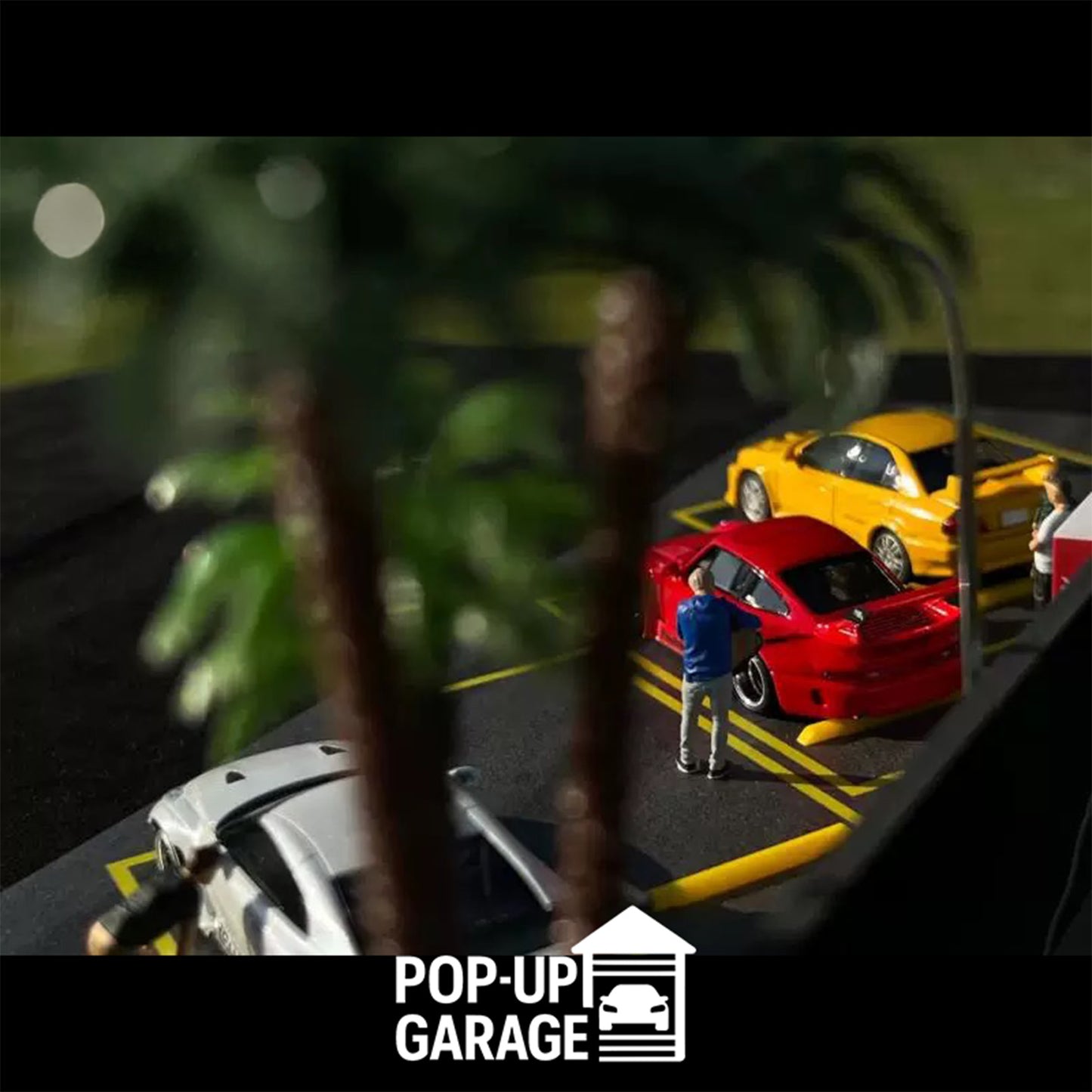 Graffiti Parking Lot Scene