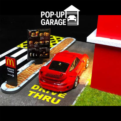 McDonalds Detailed Street Scene