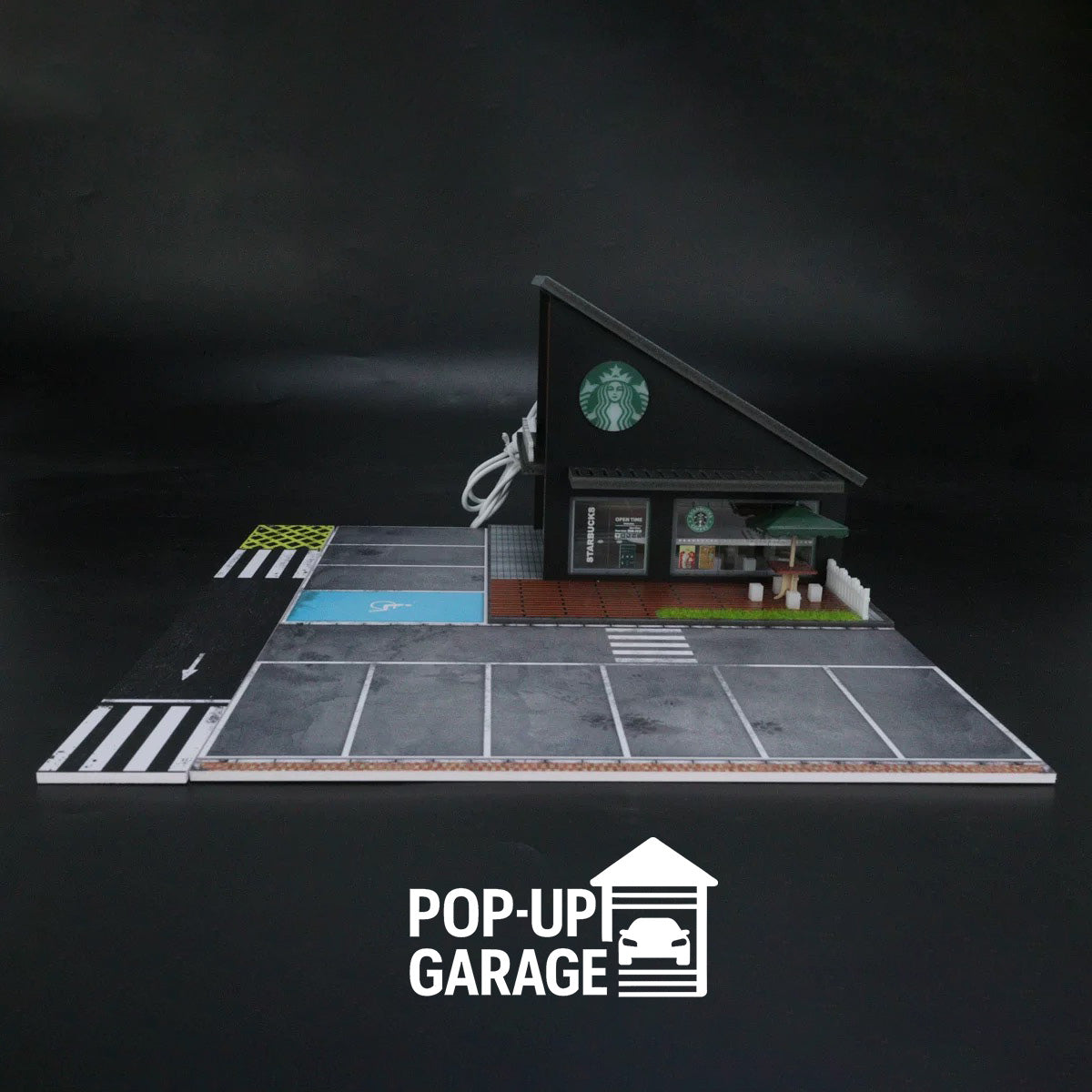 Starbucks Detailed Street Scene