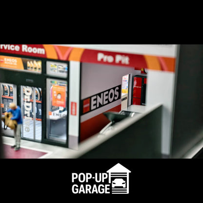 Eneos Gas Station Detailed Street Scene