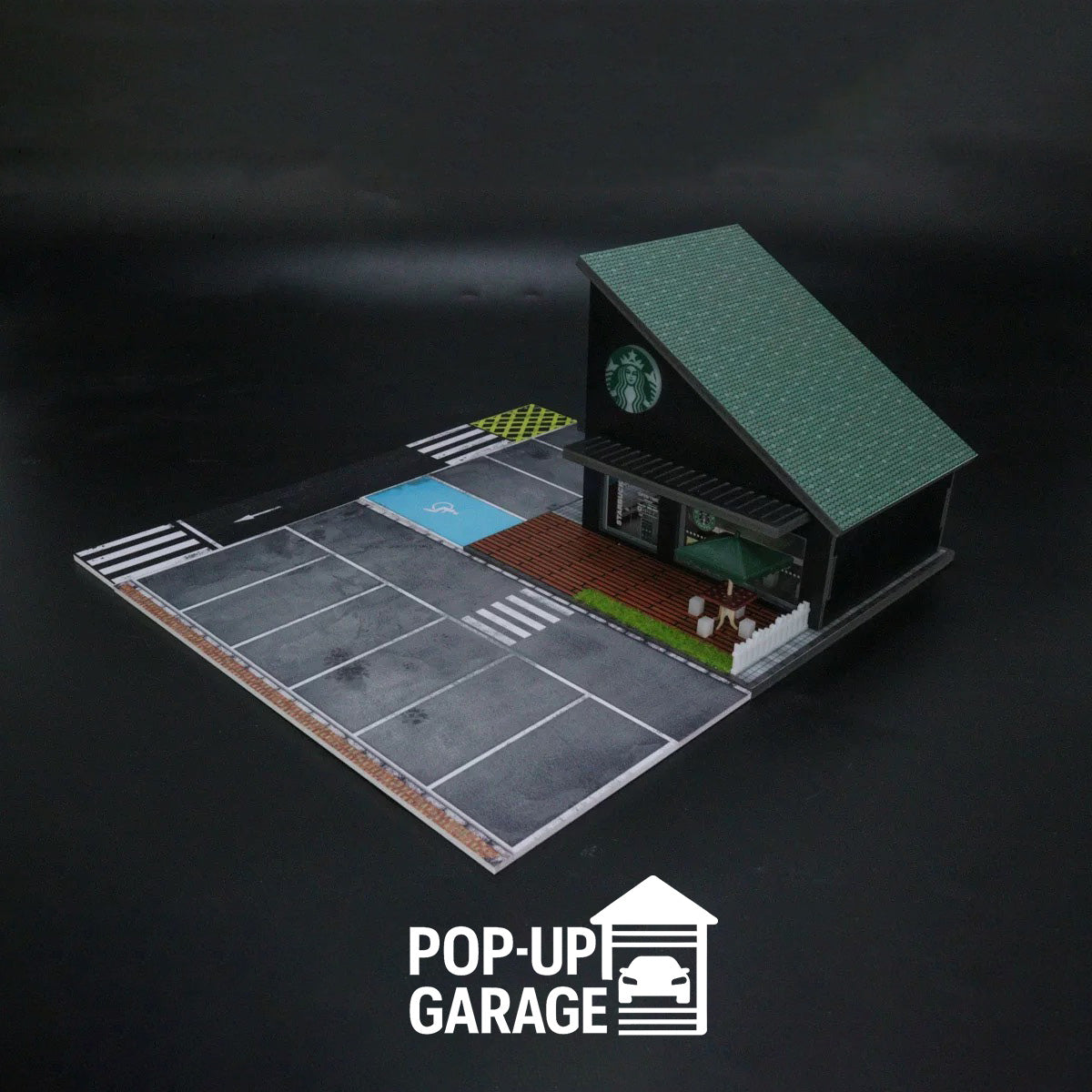 Starbucks Detailed Street Scene