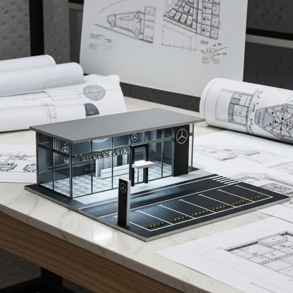 Salle d'exposition Mercedes-Benz