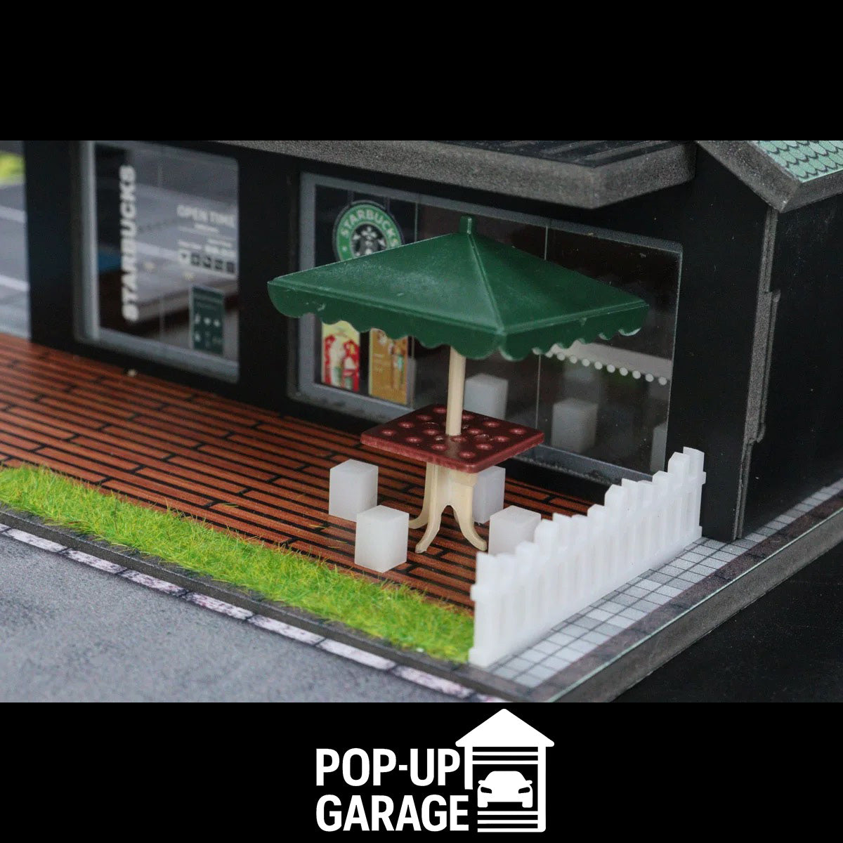 Starbucks Detailed Street Scene