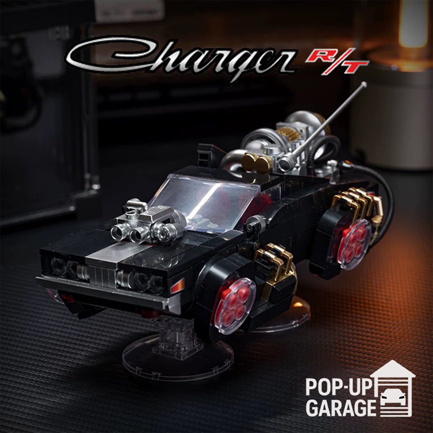 Turbo Bricks 1970 Dodge Charger R/T - Time Travelers Edition