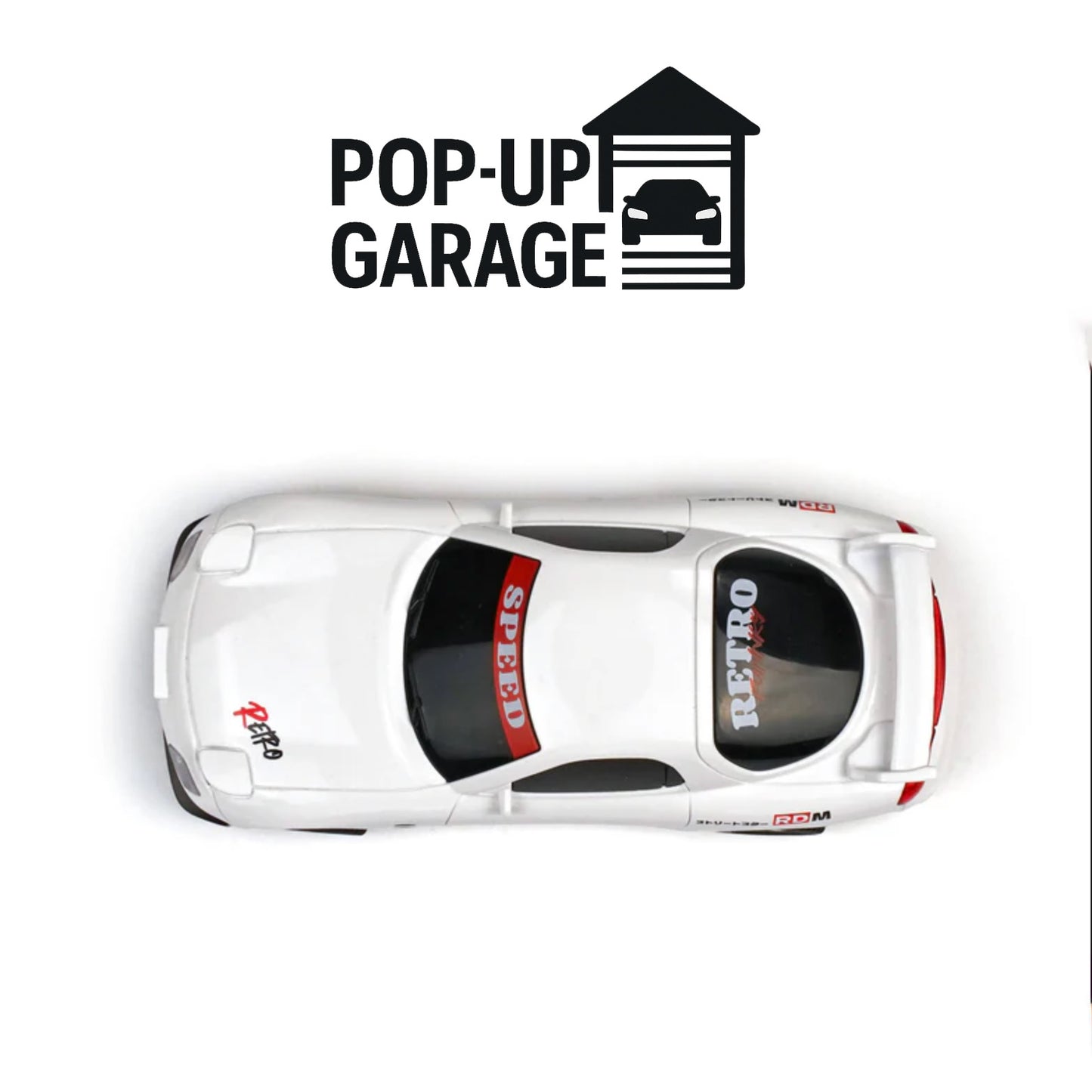 Mazda RX-7 FD3S (Initial-D) Blanche | Modèle ABS | 1:43