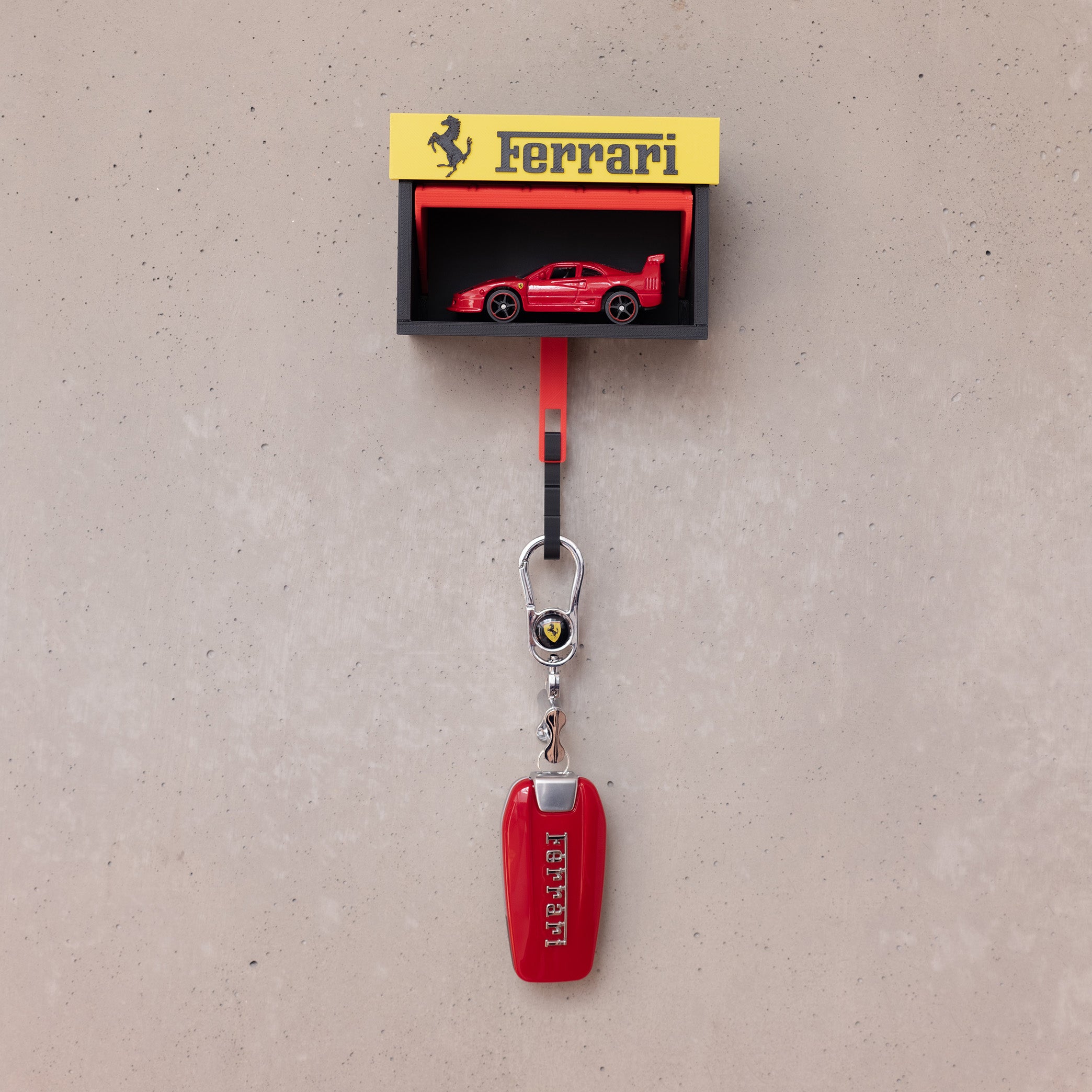 Mini Garage Key Hooks | Automotive Wall Key Holders | Pop-Up Garage ...