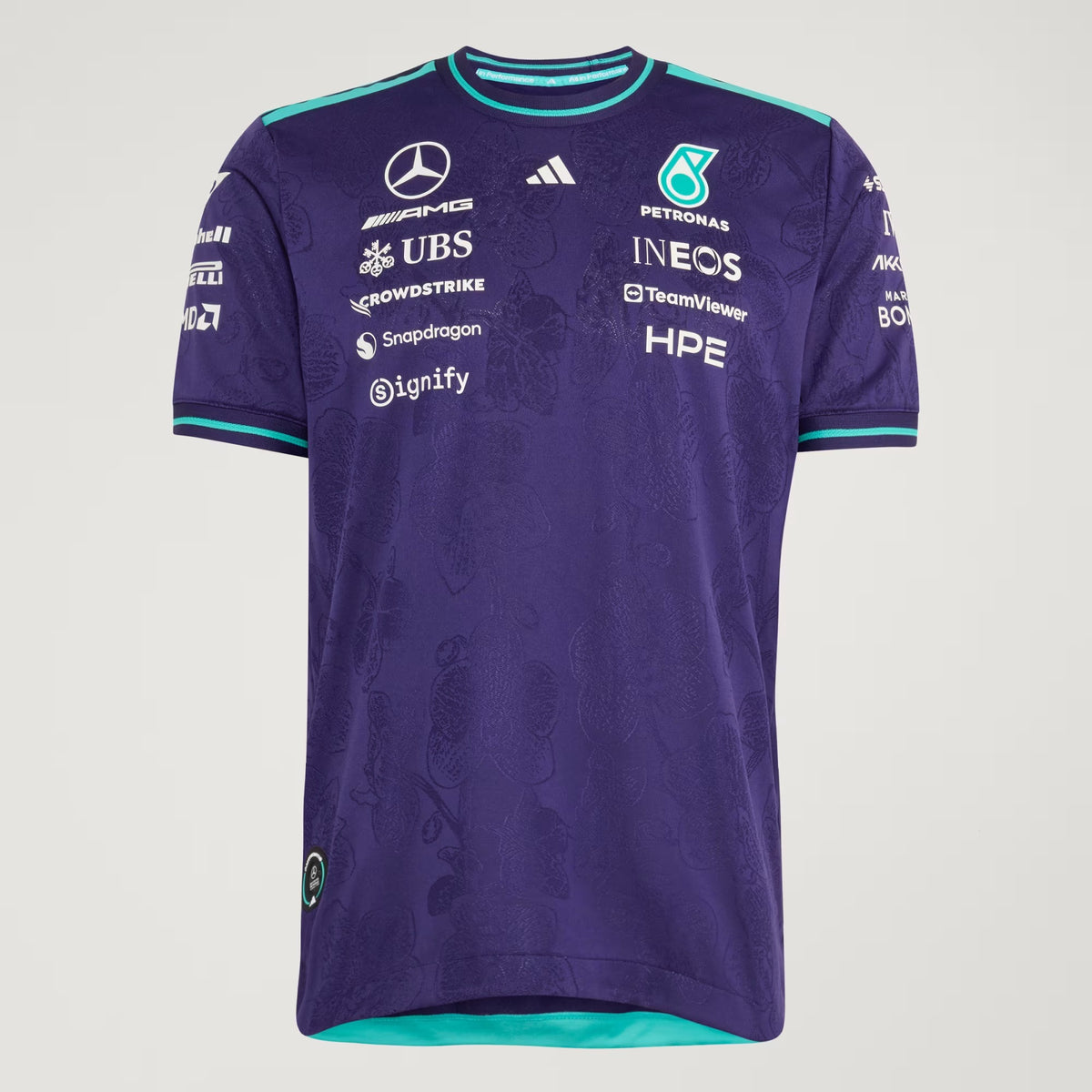Mercedes AMG Petronas Drivers T-shirt 2025 [Zwart]