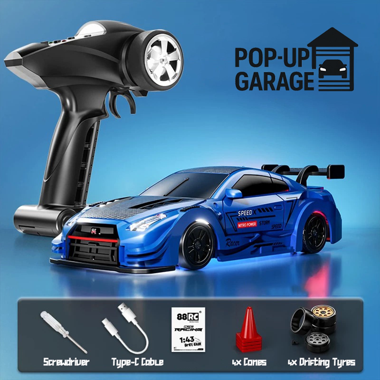 GT-R R35 Street Tuned | RC Turbo Drifters | Pop-Up Garage – Pop-Up
