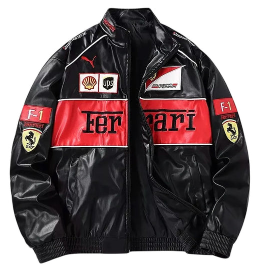 Ferrari F1 Leather Jacket