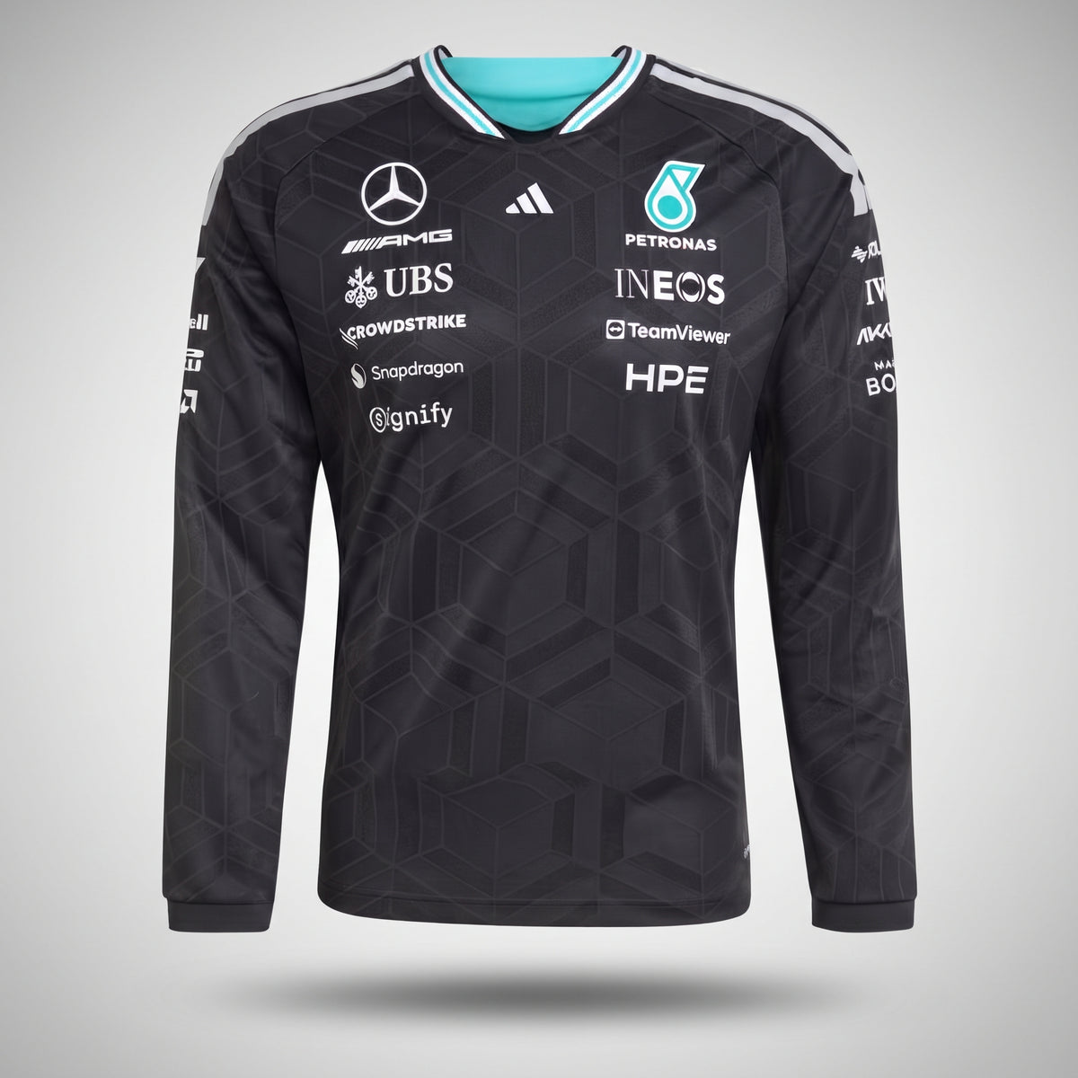 Mercedes AMG Petronas Drivers T-shirt 2025 [Zwart]