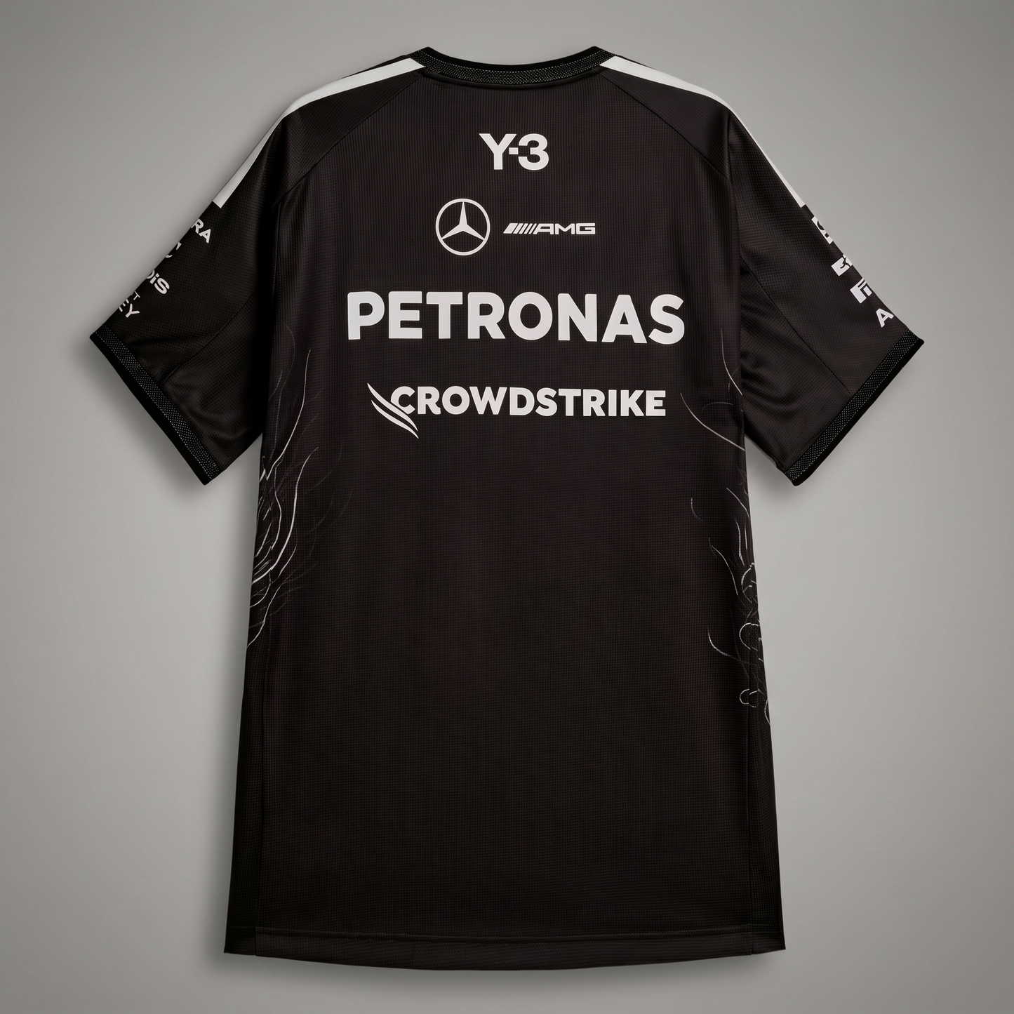 Mercedes AMG Petronas Drivers T-shirt 2025 [Zwart]