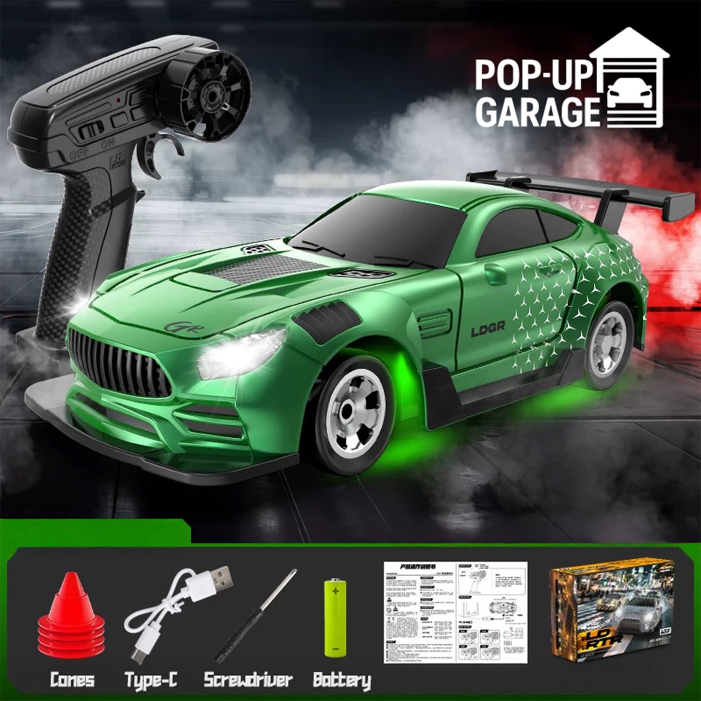 Mercedes Benz AMG GTR | ABS-model | 1:64