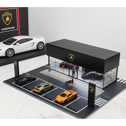 Salle d'exposition Lamborghini