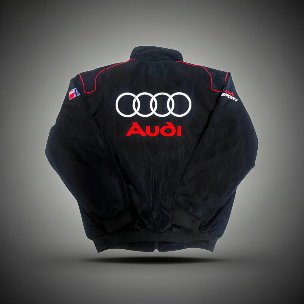 Audi Jacket Rack Audi Racing Jacket | Motorsport-Inspired Streetwear | Pop-Up Garage ...