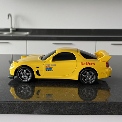 Mazda RX-7 FD3S (Initial-D) Jaune | Modèle ABS | 1:43