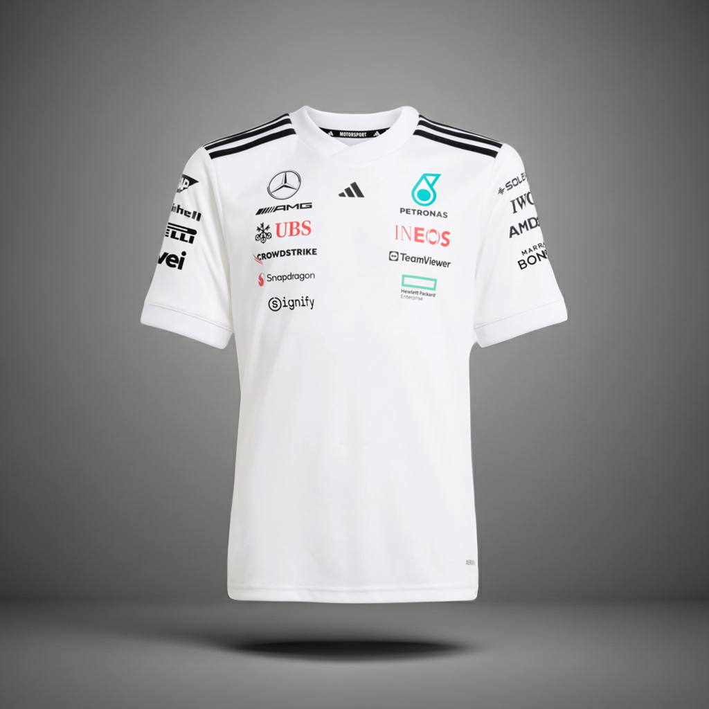 Mercedes AMG Petronas Team T-Shirt 2025 [White]