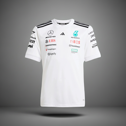 Mercedes AMG Petronas Team T-Shirt 2025 [White]