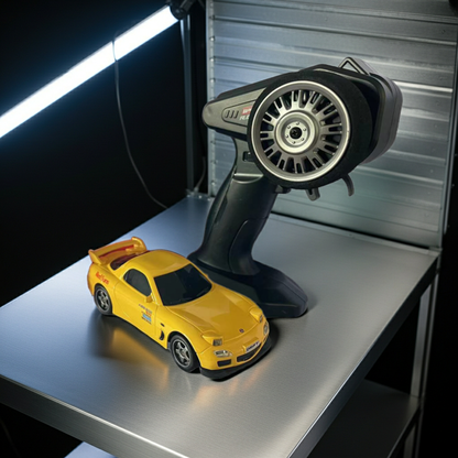 Mazda RX-7 FD3S (Initial-D) Jaune | Modèle ABS | 1:43