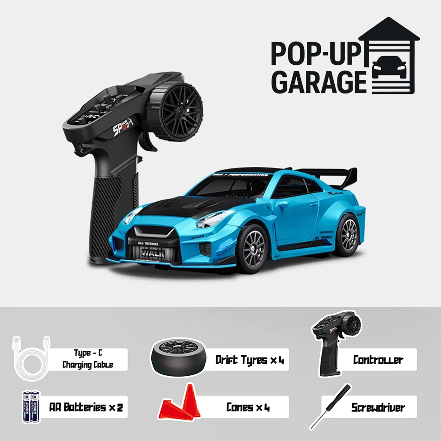 Nissan GT-R R35 | RC Turbo Drifters | Pop-Up Garage – Pop-Up