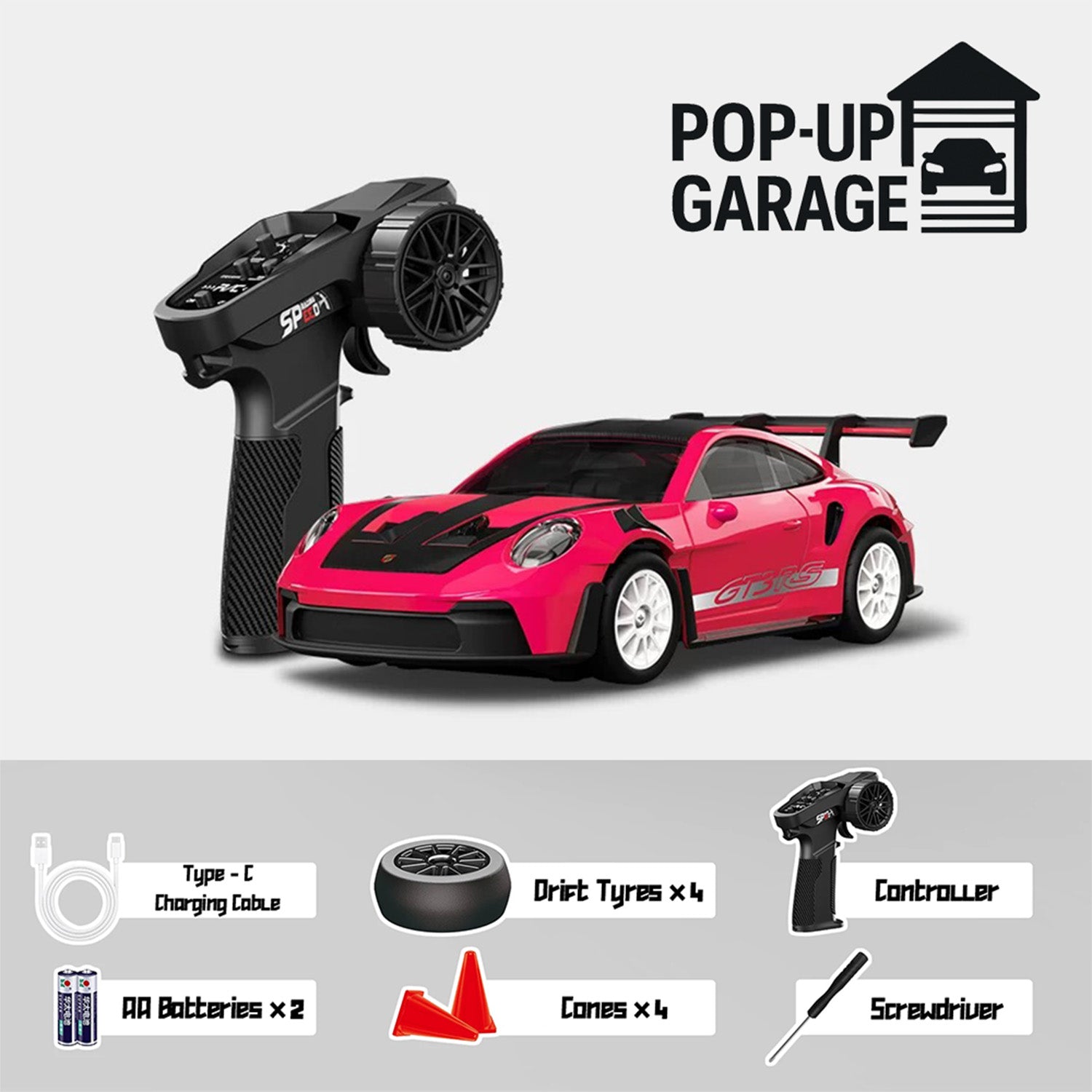 Porsche 911 GT3 RS | RC Turbo Drifters | Pop-Up Garage – Pop-Up