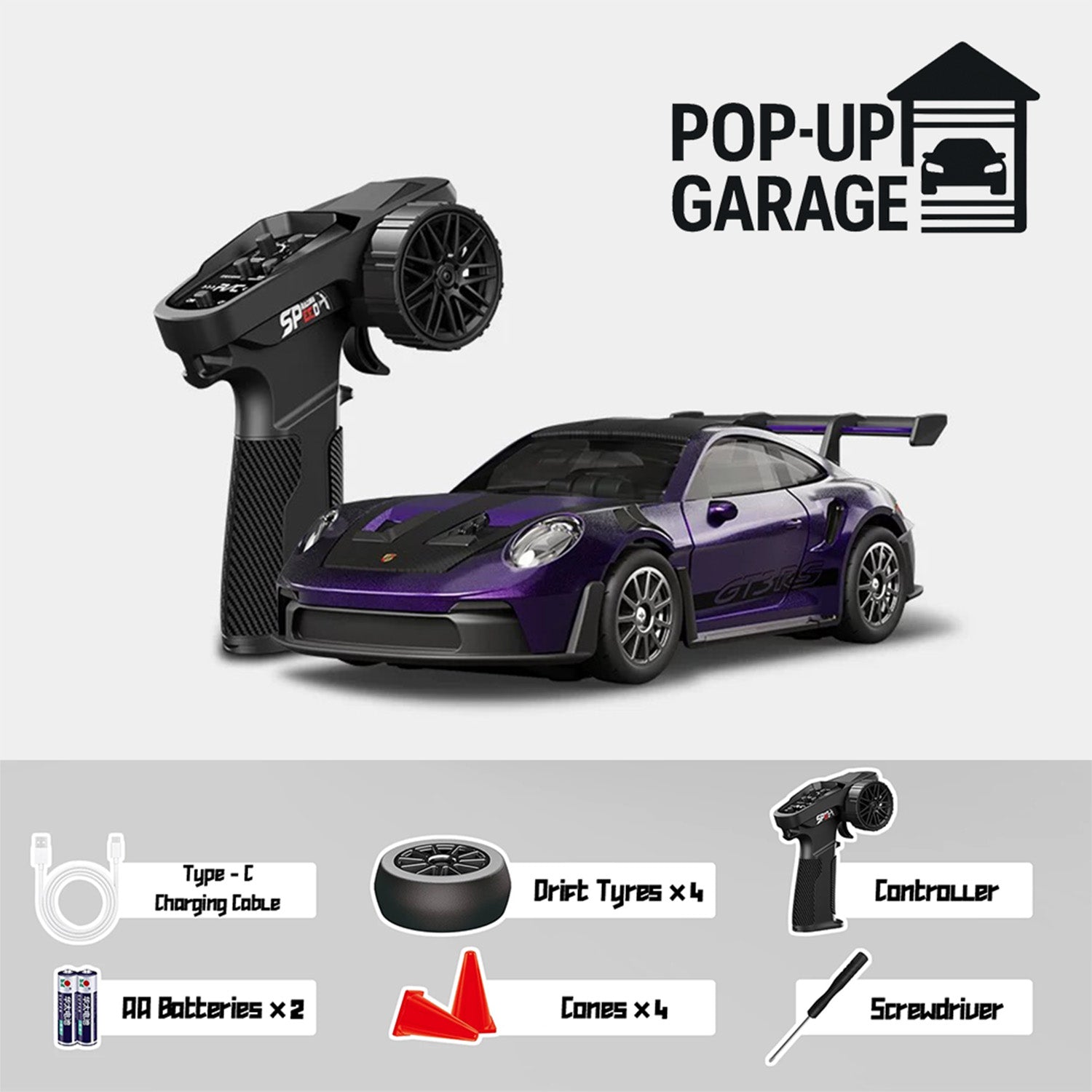 Porsche 911 GT3 RS | RC Turbo Drifters | Pop-Up Garage – Pop-Up